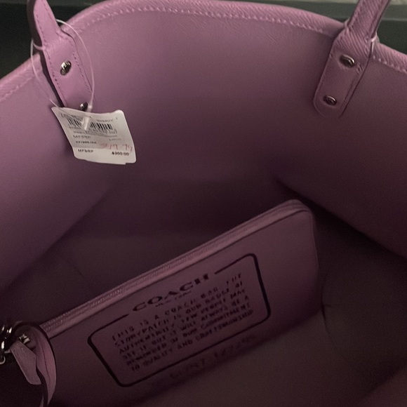 Coach City Tote NWT. Selling all 3 pieces together. Super cute. - Picture 6 of 7